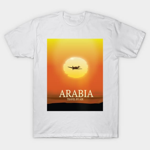 Arabia By Air T-Shirt by nickemporium1